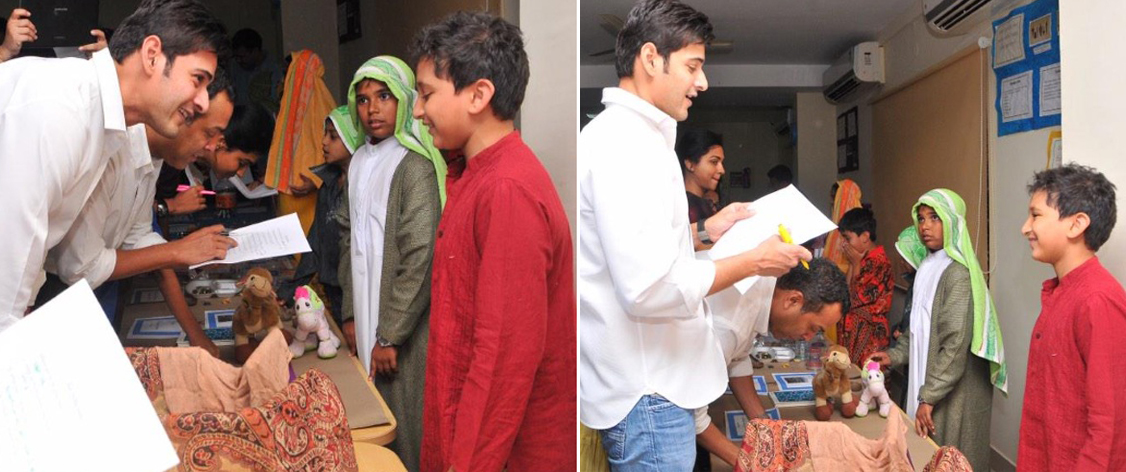 Mahesh-Babu-With-His-Son-Gautham-in-Scho