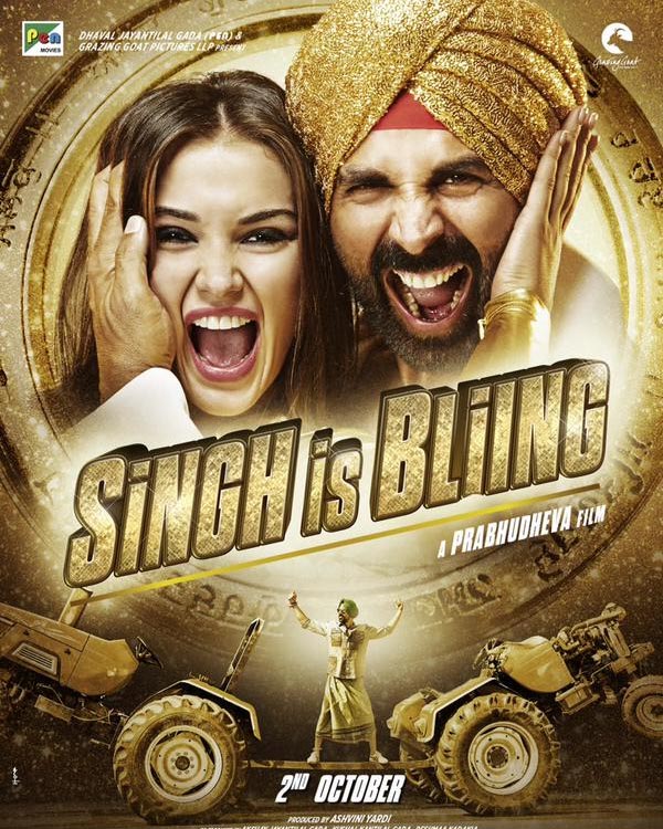 Akshay and Amy Jackson First Look in Singh is Bling