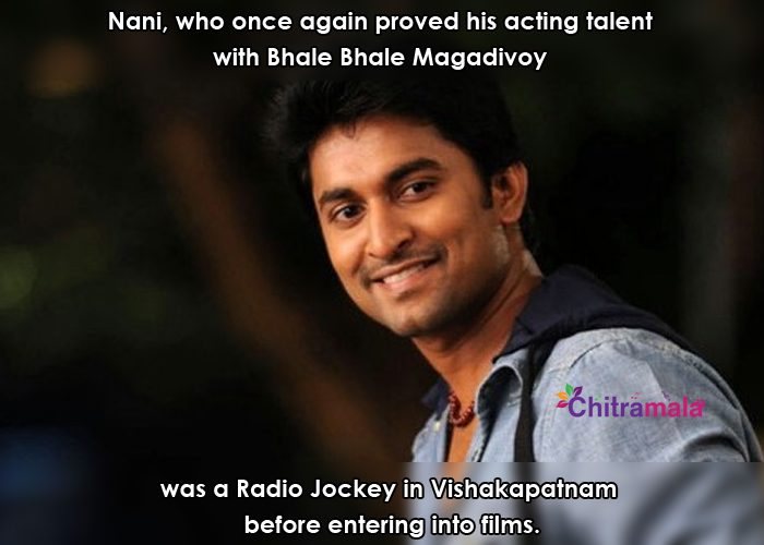 Nani Profession Before Coming to Movies