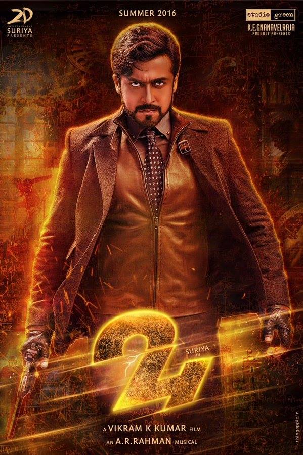 Surya First Look in 24 Movie