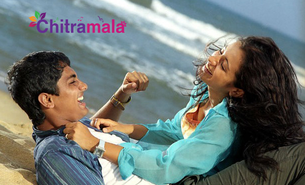 Siddharth and Trisha Romance at Beach