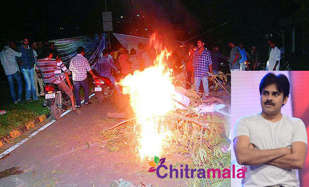 Pawan Kalyan Flexes Burnt in Mogalthuru
