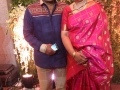 Saikumar-and-his-wife-at--Srija-Wedding-Reception