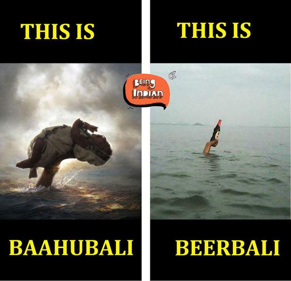 Baahubali Funny Cartoon Pics