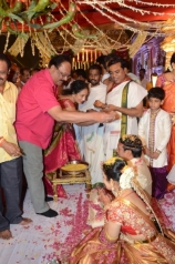 krishnam-raju-at-nandamuri-mohana-krishna-daughter-marriage-function