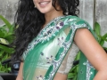 Tapsee-Hot-in-Green-Transparent-Saree