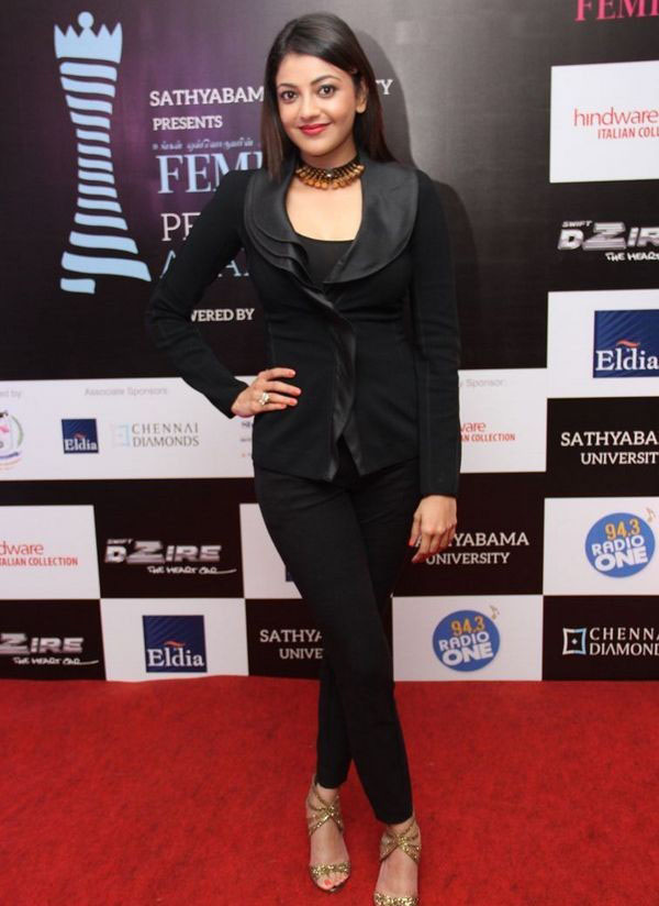 Kajal makes an appearance at Femina Awards