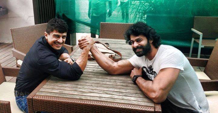 Prabhas with his trainer