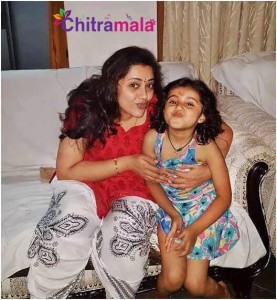 Meena with her Daughter Latest Photos