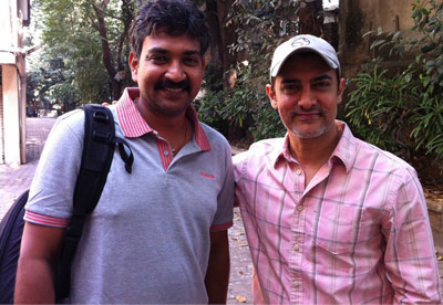 Rajamouli and Aamir Khan
