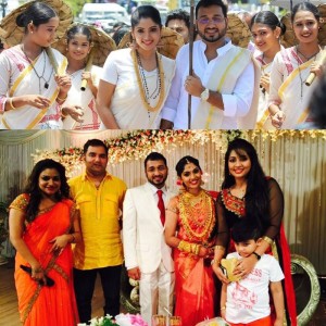 Vishal Bharani Heroine Muktha Wedding Photos
