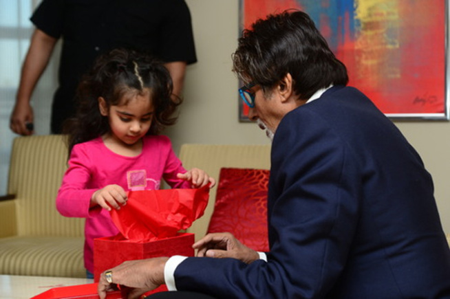 Amitabh and Aaradhya Day Out