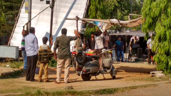 Ram Charan and Srinu Vaitla New Movie Onlocation Pics
