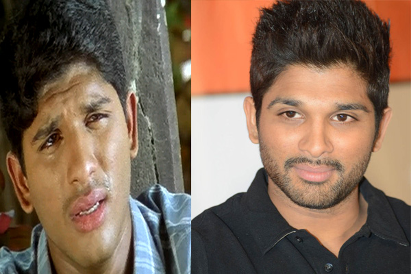 Allu Arjun Then and Now