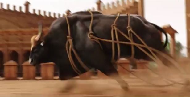 Baahubali Bull Scene