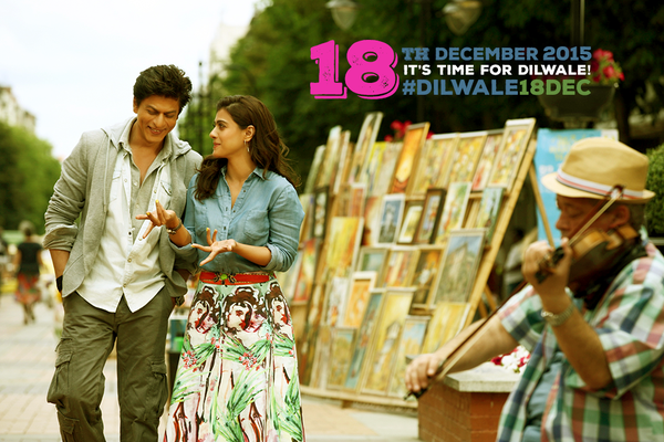 SRK and Kajol Dilwale Movie First Look