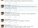 Pawan Kalyan Tweets on Vote for Note