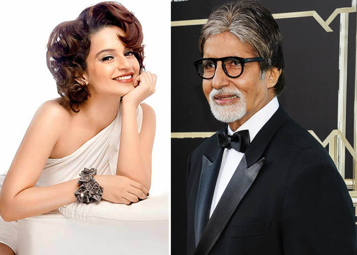Kangana Ranaut and Amitabh Bachchan to act in a commercial