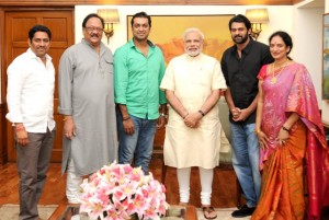 Prabhas Meets Politicians Photos