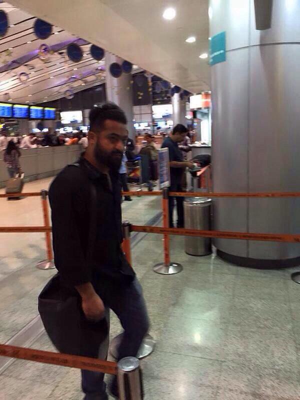NTR spotted at Airport