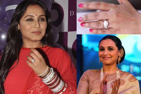 Rani Mukherji Engagement Ring