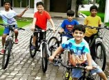 Team Srimanthudu Bicycle Ride