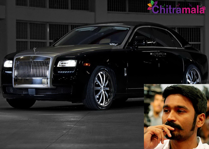 Dhanush's Rolls Royce car