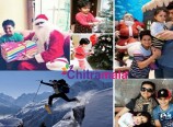 Mahesh Babu Family Clebrate Christmas in Swiss