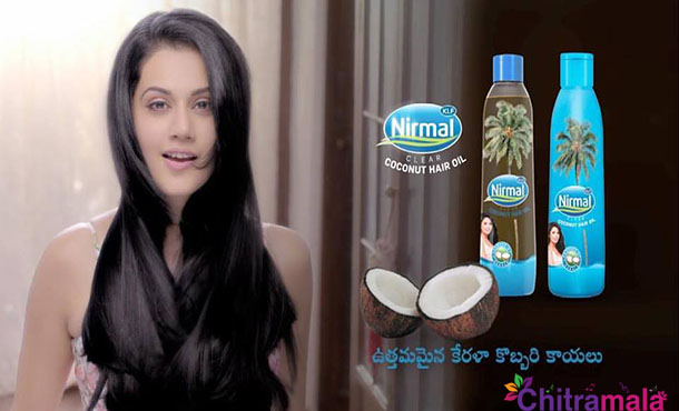 Tapsee Pannu endorses hair oil ad
