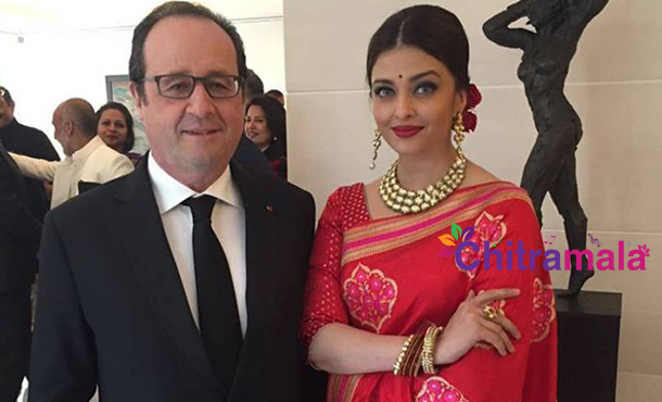 Aishwarya Rai lunches with French President