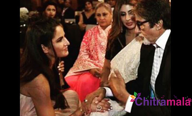 Katrina Kaif with Amitabh Bachchan