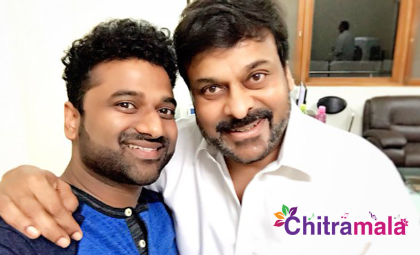 Chiranjeevi with DSP for Kathilantodu Music