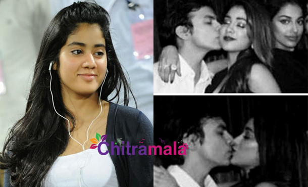 Sridevi Daughter Jhanvi Kapoor Kiss Pic
