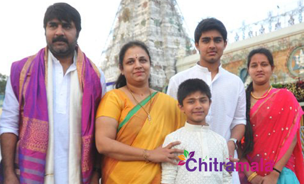 Srikanth Family in Tirumala