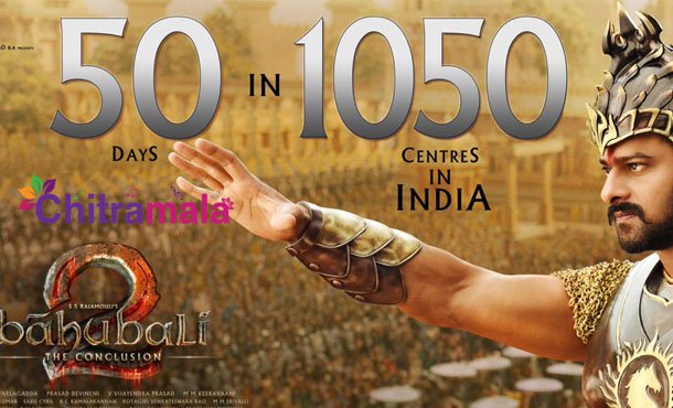 Baahubali-2 completes 50 days in 1050 centers