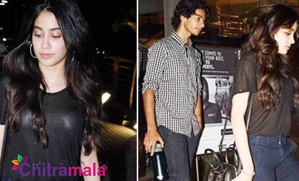 Jhanvi Kapoor spotted with Ishaan