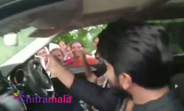 Grand Welcome For Ram Charan