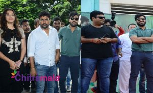 Mahanubhavudu Movie Song Launch at Stmarys College Photos
