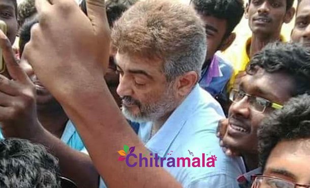 Ajith at a school function