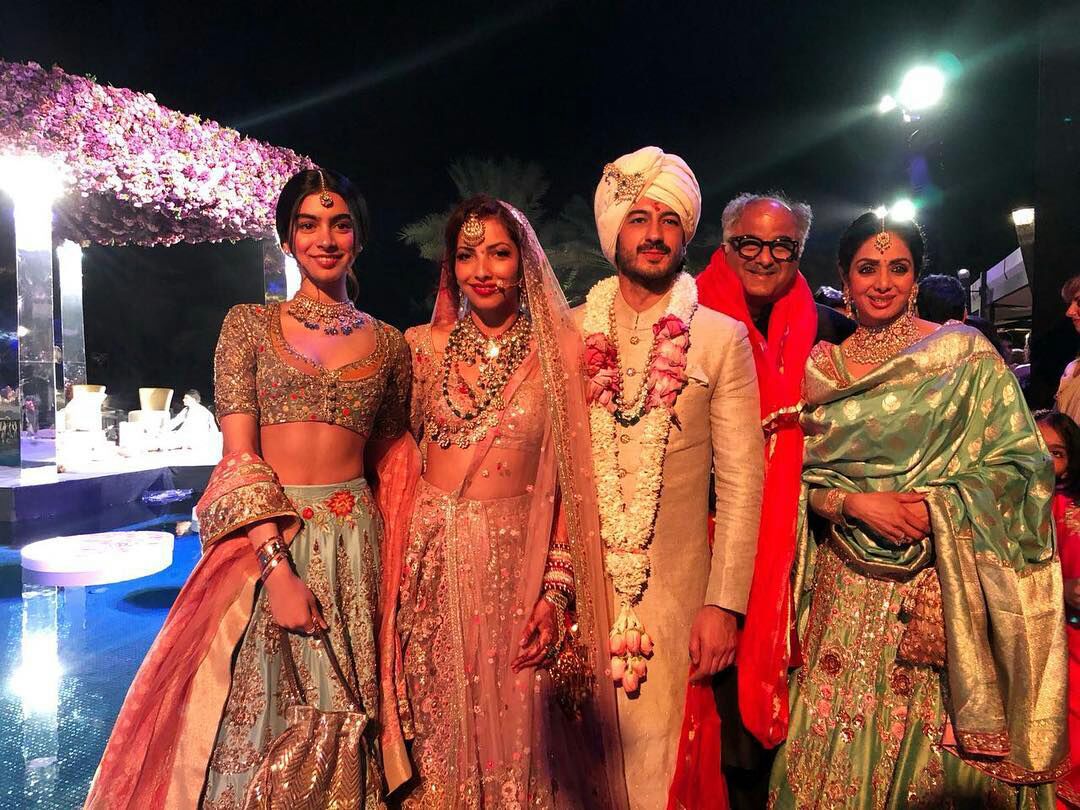 Sridevi Family at an wedding Event