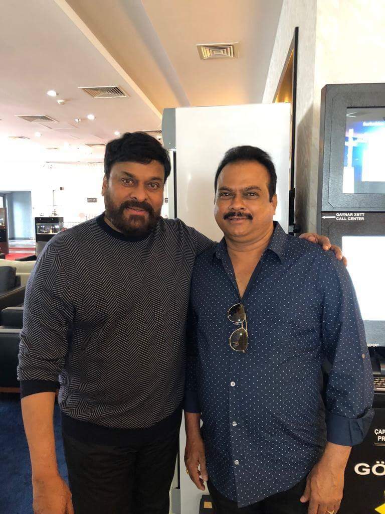 Chiranjeevi in RC12 Sets