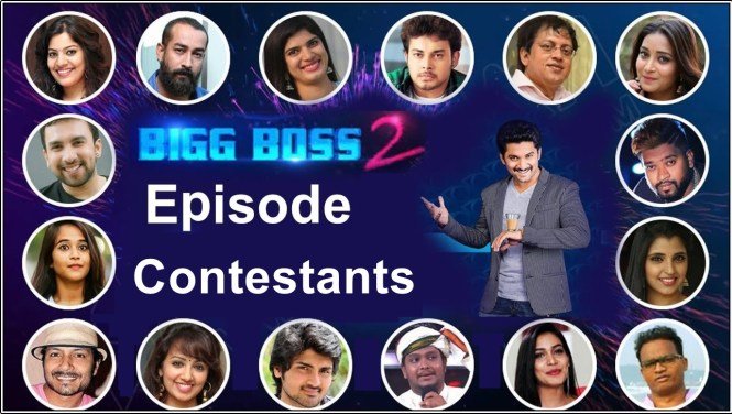 Bigg Boss Telugu Season 2 Contestants List
