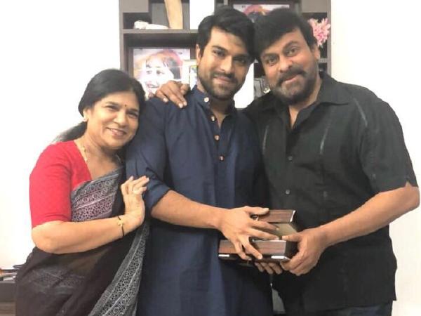 Ram Charan With His Parents
